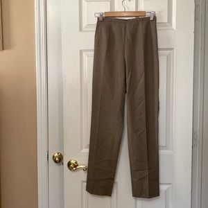KORS Michael Kors Wool Plaid Tailored Trouser Pants